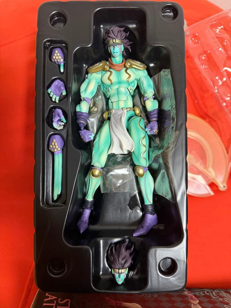 希少初版/超像可動ジョジョ/スタープラチナ(荒木飛呂彦指定カラー)