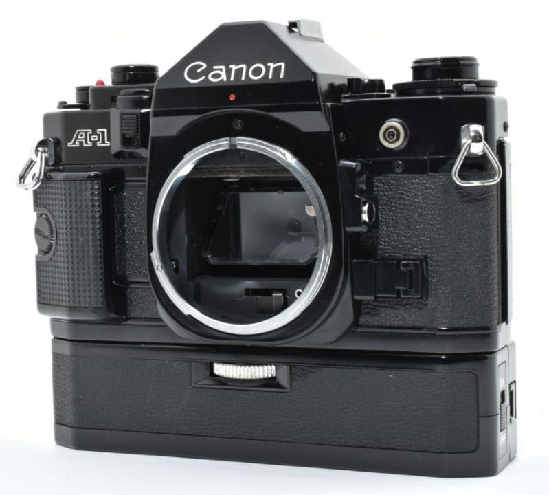 ☆完動品☆ Canon A-1 ブラック ボディ パワーウインダーA 8166