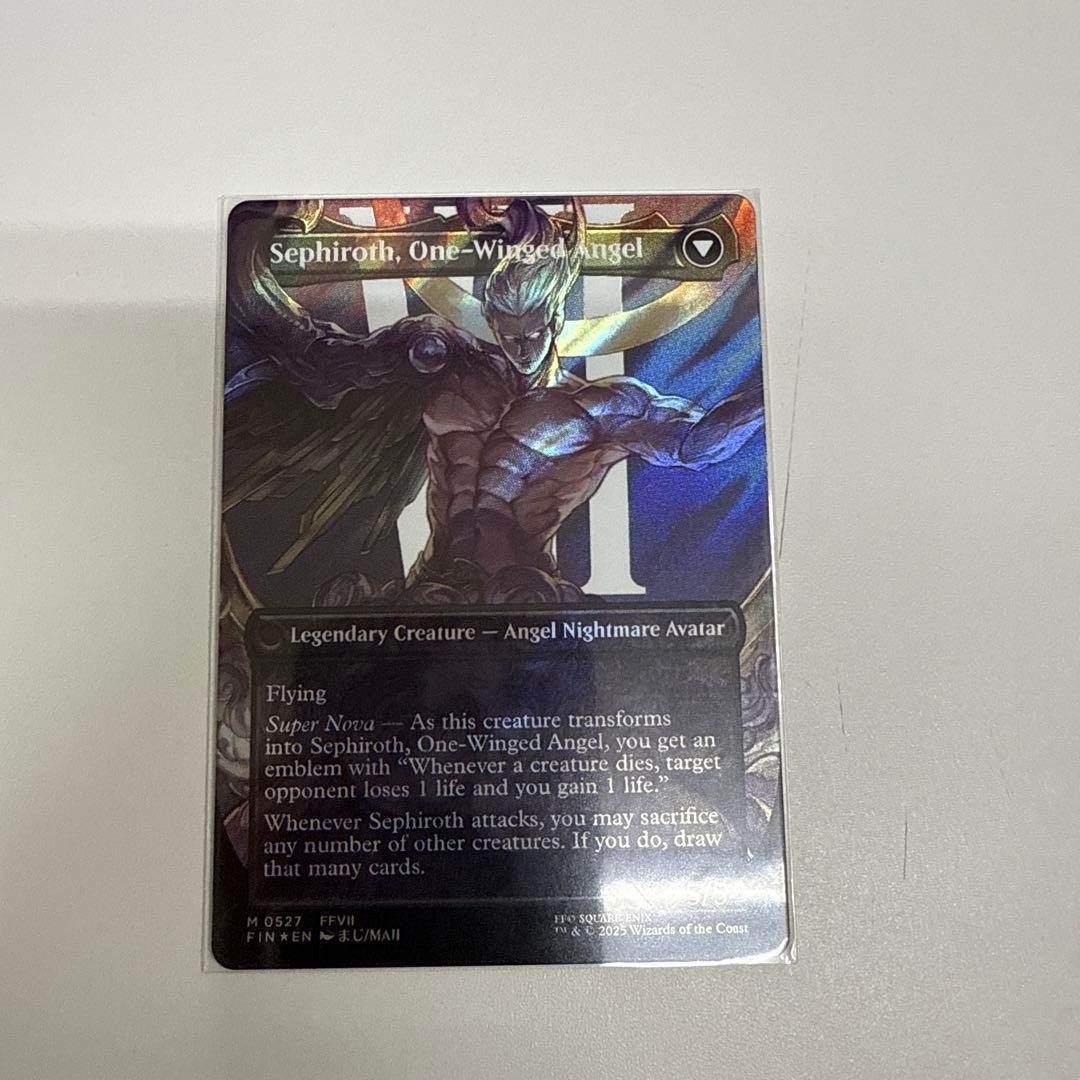 威名のソルジャー、セフィロスSephiroth 英語サージfoil トークン