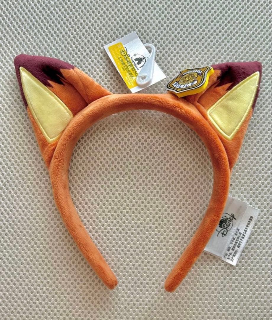 即日発送 ジュディ カチューシャ 警官 上海ディズニー 香港 ニック ズートピア