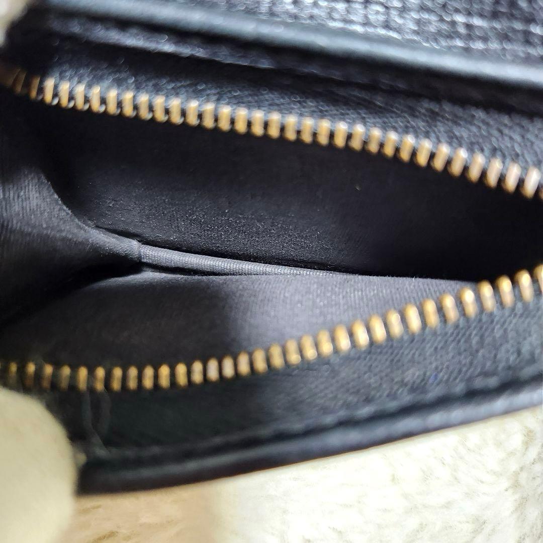 ✨極美品　付属品完備✨グッチ　二つ折り　小銭入れ　マーモント　ビジュー　ブラック