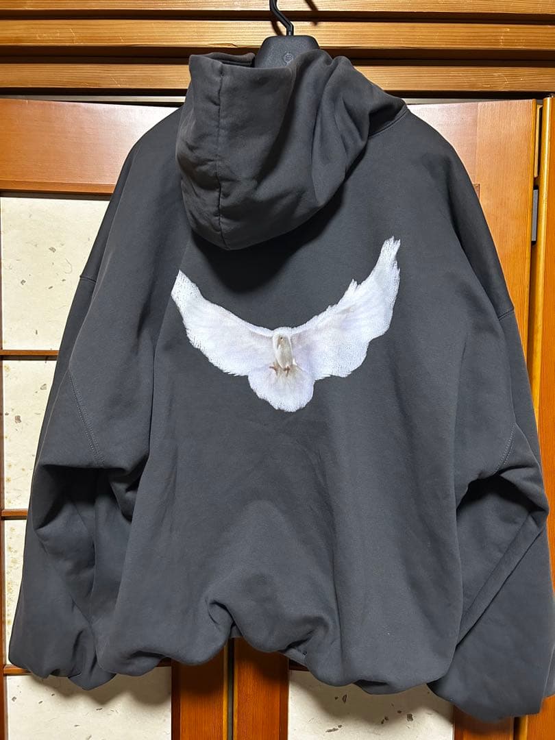トップス yzy gap balenciaga dove hoodie L