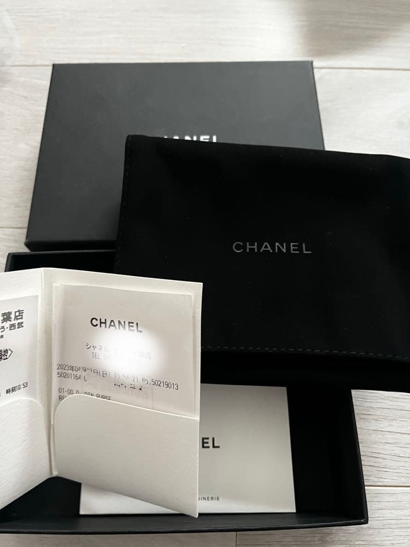 CHANEL キャビアスキン　 ケース　カードケース　財布