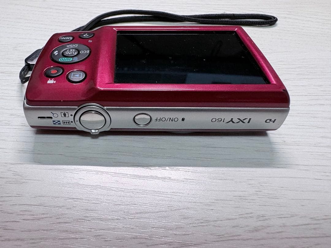 Canon IXY160 コンパクトデジタルカメラ　レッド