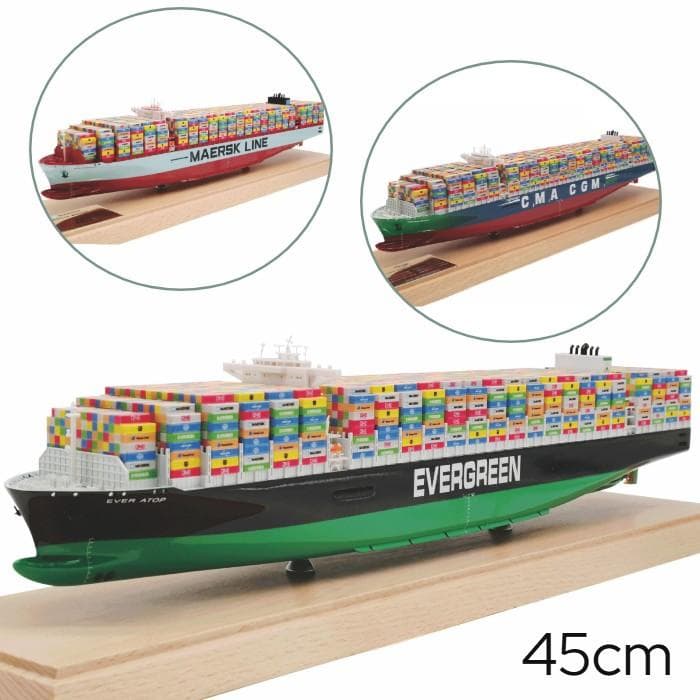 45cm 海上コンテナ船 MAERKSK LINE 完成品 模型 船舶鑑賞用