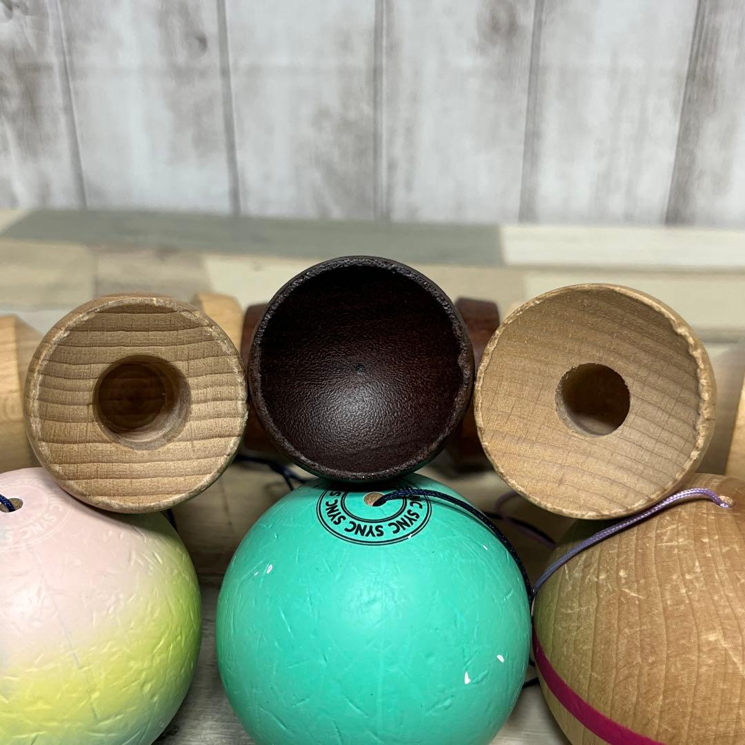 夢元無双 JAC ALL けん玉中古3本セット スーラボ玉　mugenmusou