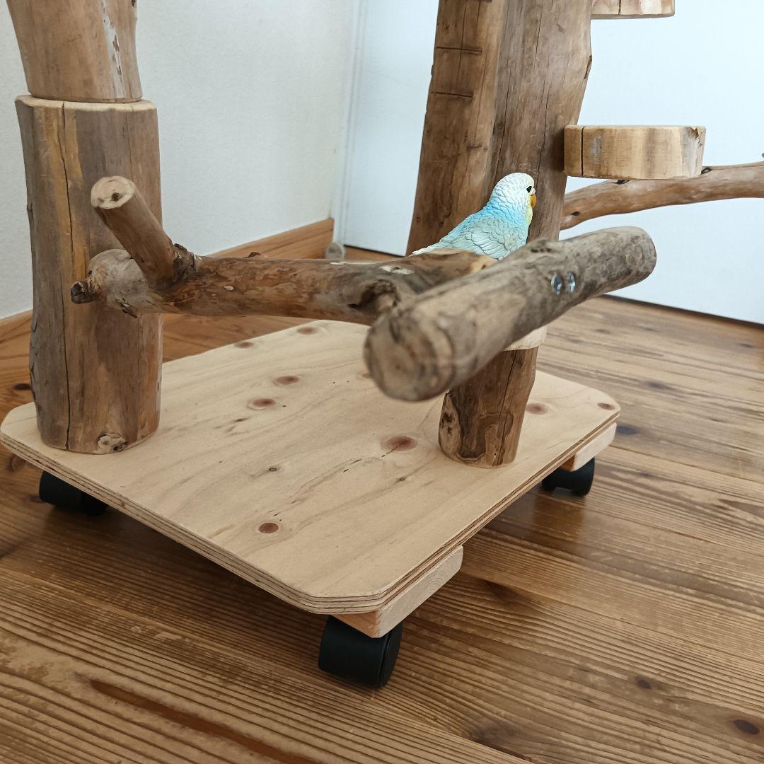 鳥羽 バードアスレチックジム大型 天然木 自然木 流木 インコ おもちゃ