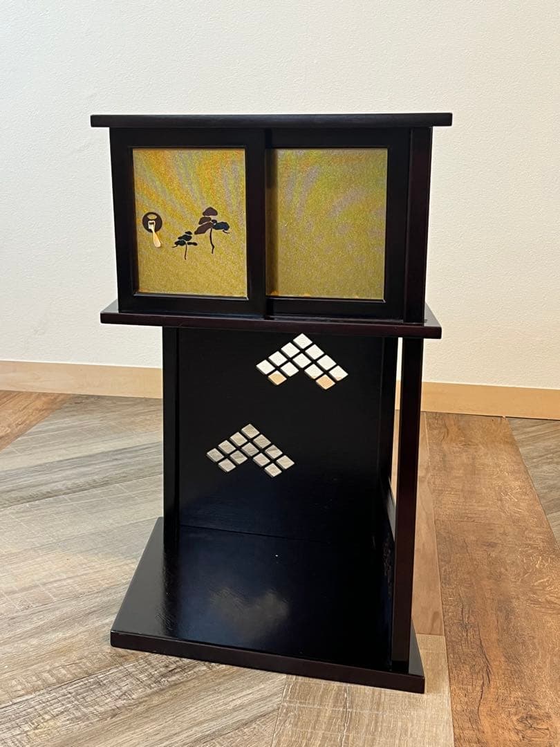 徒然棚 飾り棚 組立式 淡々斎好写 茶道具 極上品