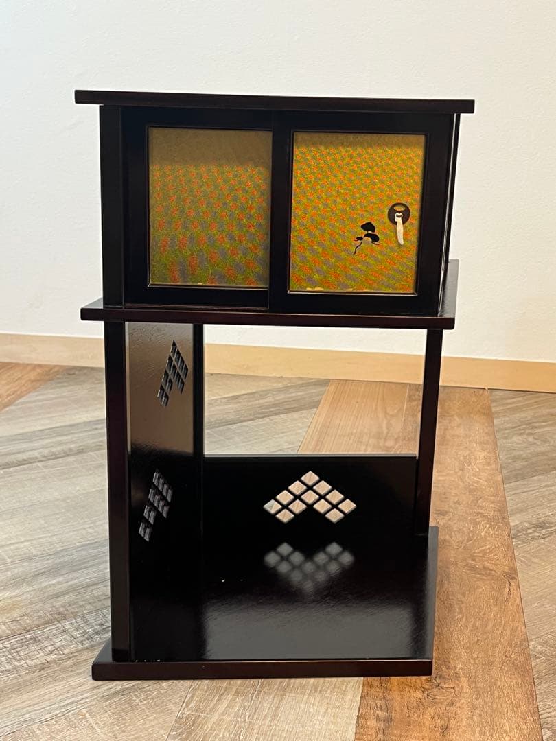 徒然棚 飾り棚 組立式 淡々斎好写 茶道具 極上品