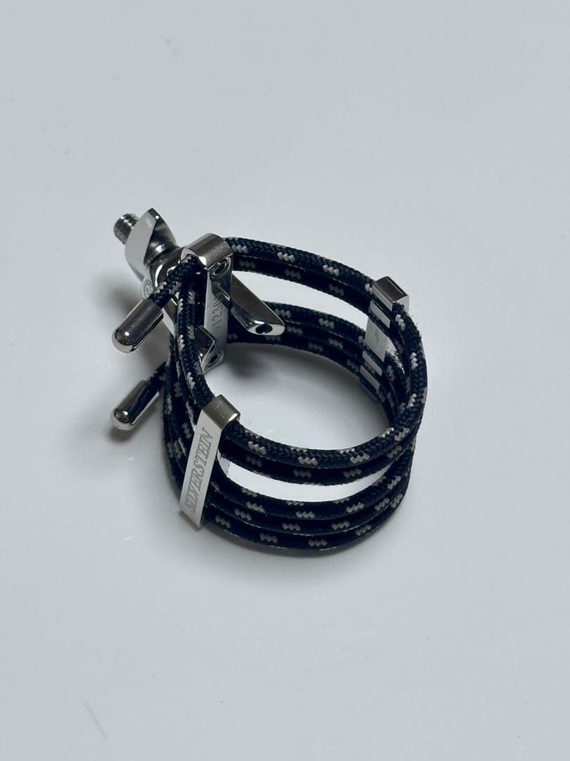 【新品未使用品】シルバースタイン　B♭クラリネットリガチャーブラッシュドシルバー