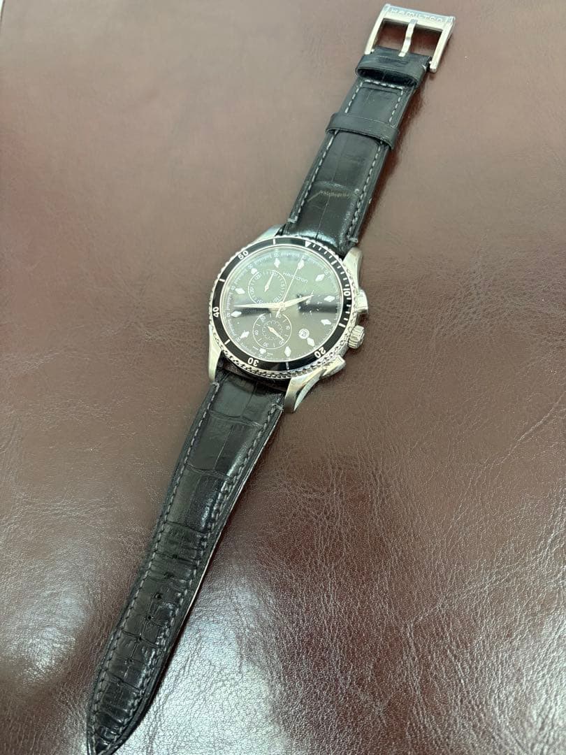 HAMILTON クロノグラフ ブラック腕時計i