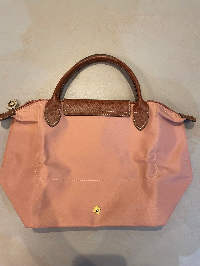 ロンシャン　ピンク ナイロン ハンドバッグ　ルプリアージュ