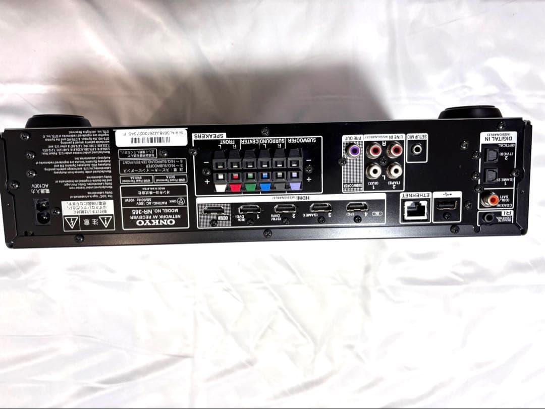 オンキョーレシーバー NR-365アンプ スピーカD-309c ST-U50