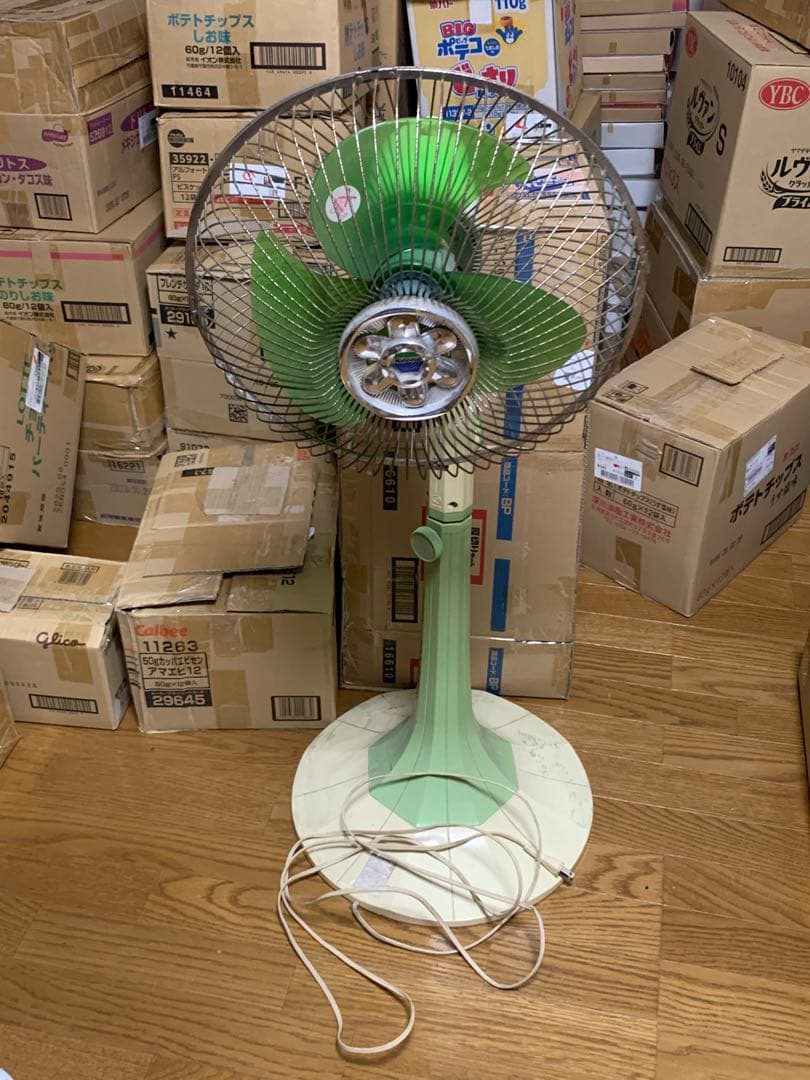 昭和レトロ ナショナル 扇風機 動作品