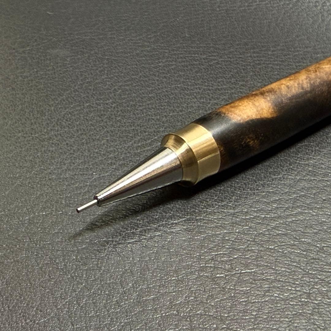 johnrev9　201黒柿透明スタビ　強低重心ダブルRに変更　真鍮