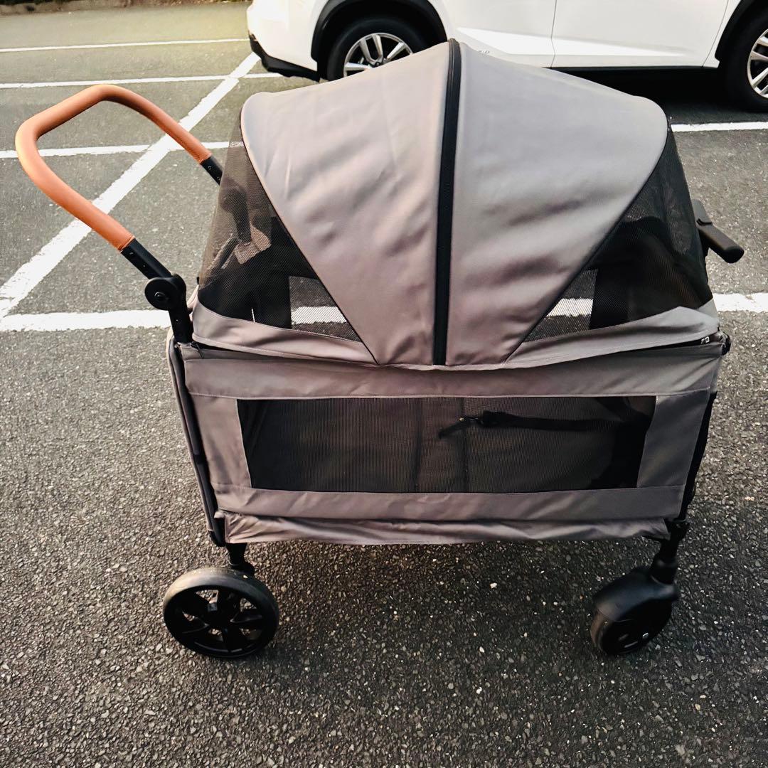 【使用回数10回未満‼️】ペットカート スロープ付き　大型犬　中型犬　多頭飼い