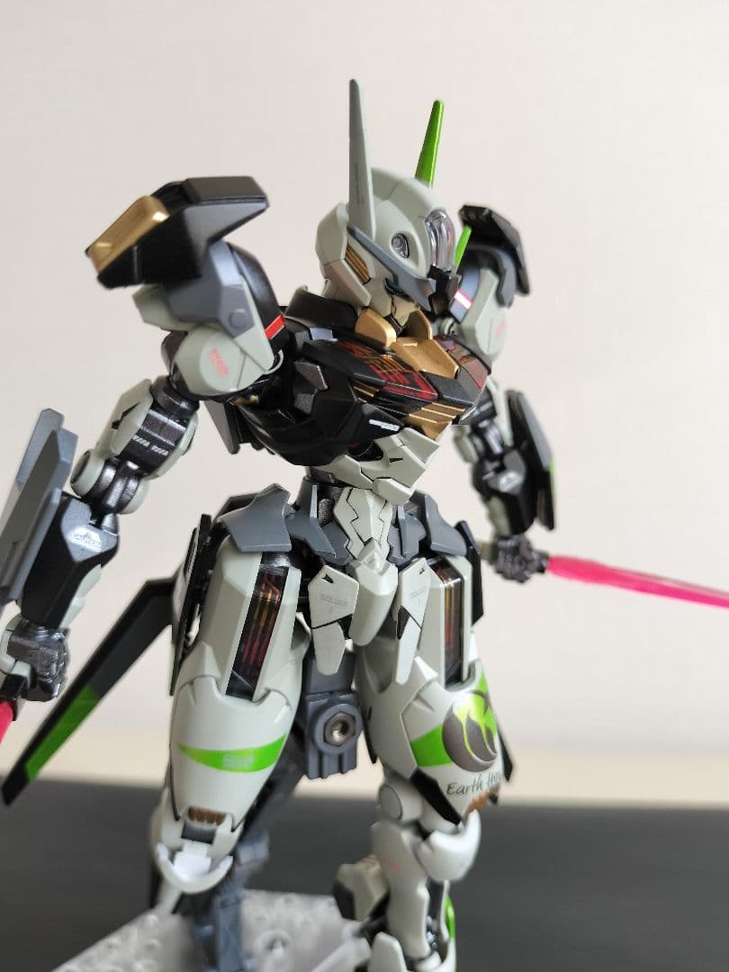 ガンダムエアリアル　オリジナル塗装完成品　水星の魔女　ガンプラ