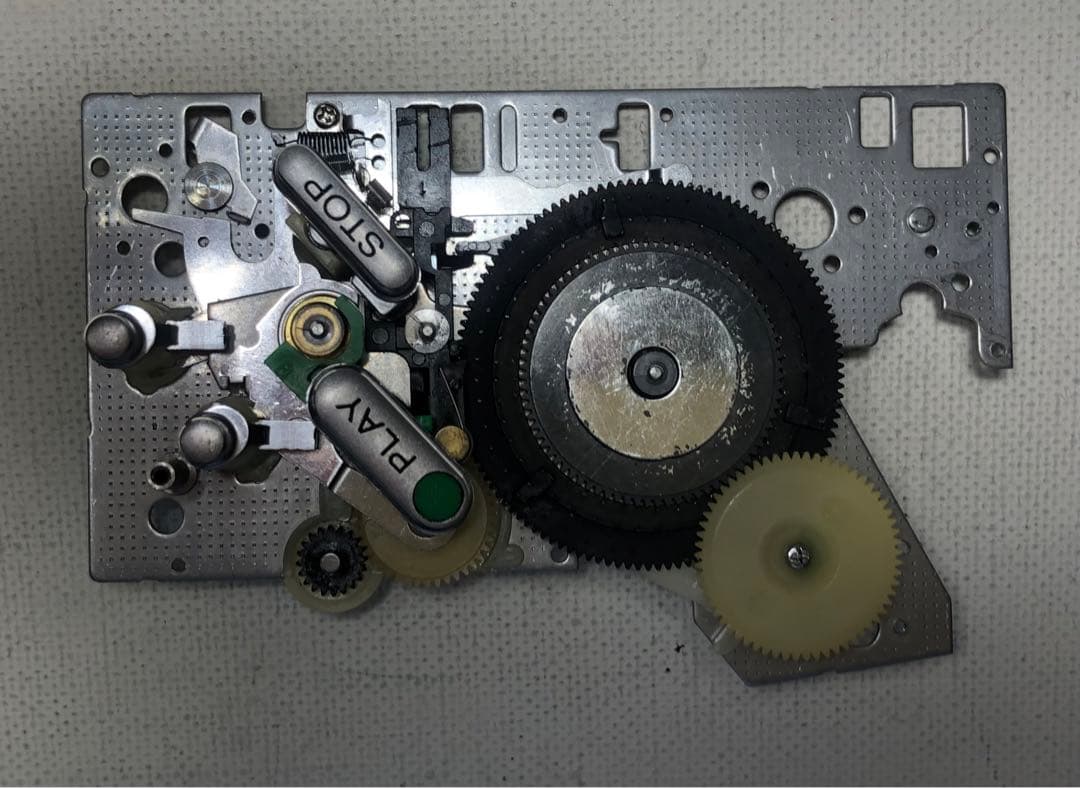 これ液漏復活？ワウフラ仕様通動くSONY WM-DDアナログガジェット、ブルーQ