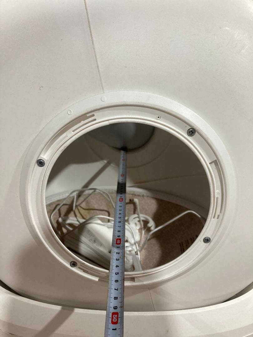 自動猫トイレ ホワイト 丸型