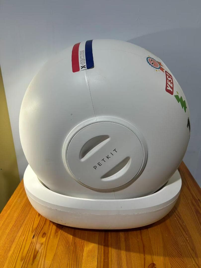 自動猫トイレ ホワイト 丸型