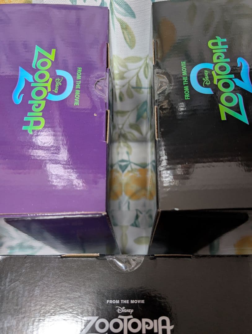 ズートピア1&2 HappyくじA賞2種、ラストワン フィギュア3点セット