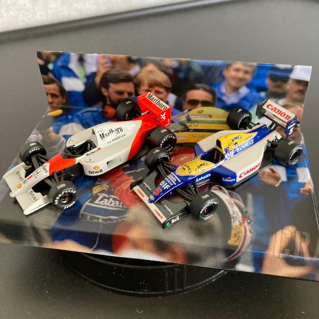 F1 MP4/6 FW14 アイルトンセナ マンセル ケースは ミニチャンプス