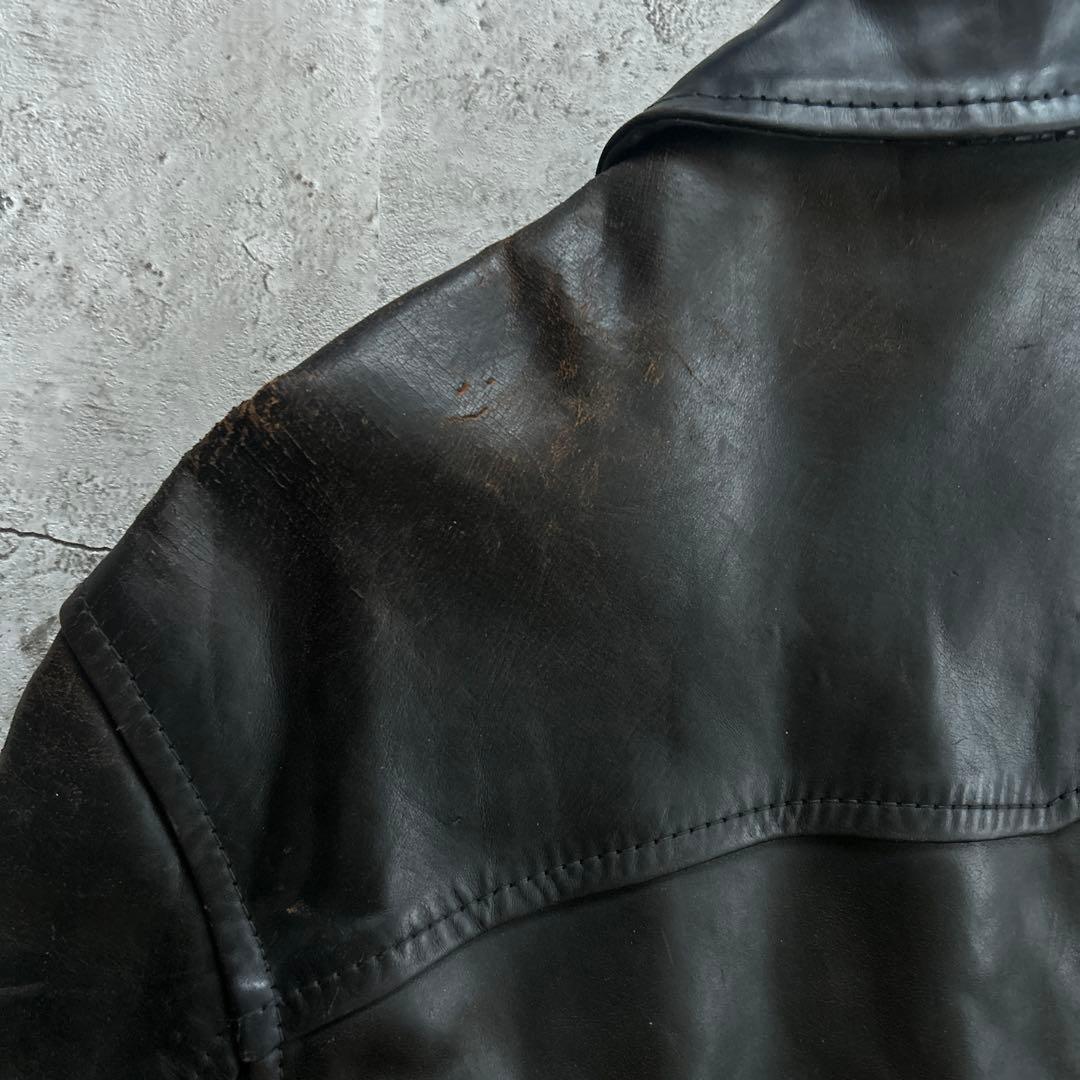 AERO LEATHER ホースハイド ハイウェイマン レザージャケット 38