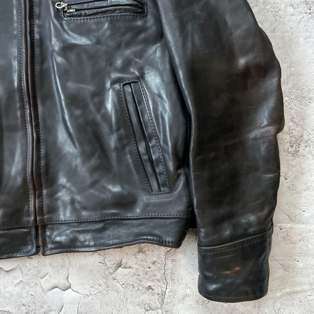 AERO LEATHER ホースハイド ハイウェイマン レザージャケット 38