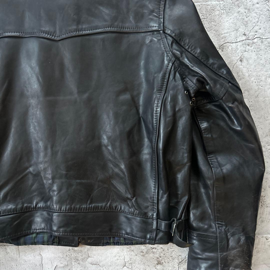 AERO LEATHER ホースハイド ハイウェイマン レザージャケット 38