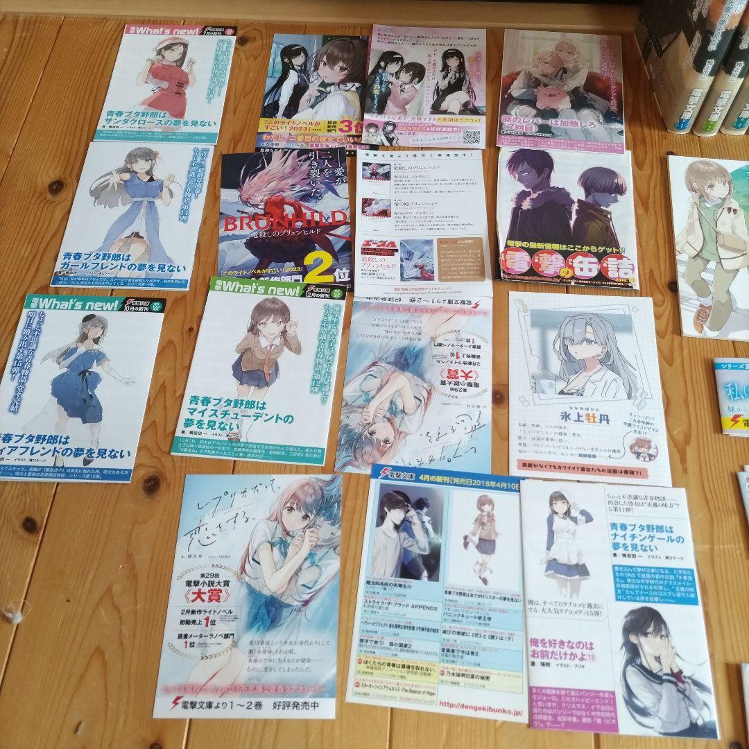 「青春ブタ野郎はガールフレンドの夢を見ない1〜15巻（初版13冊）＋α6種」