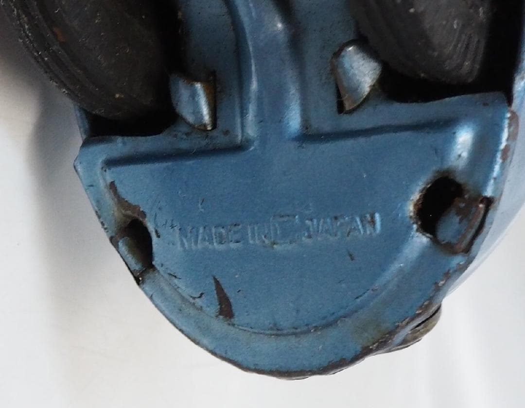 萬代屋【新三菱工業シルバーピジョン青】ブリキtin toy carスクーター箱無