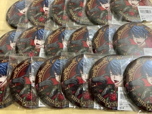 桃源暗鬼 一ノ瀬 四季 BIG グリッター缶バッジ ファボテリア　引き　18個