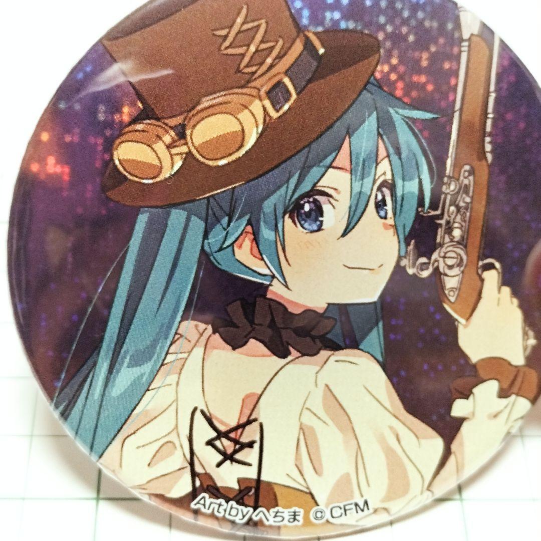 激レア　初音ミク 缶バッジ　 へちまパイレーツ　ホログラム