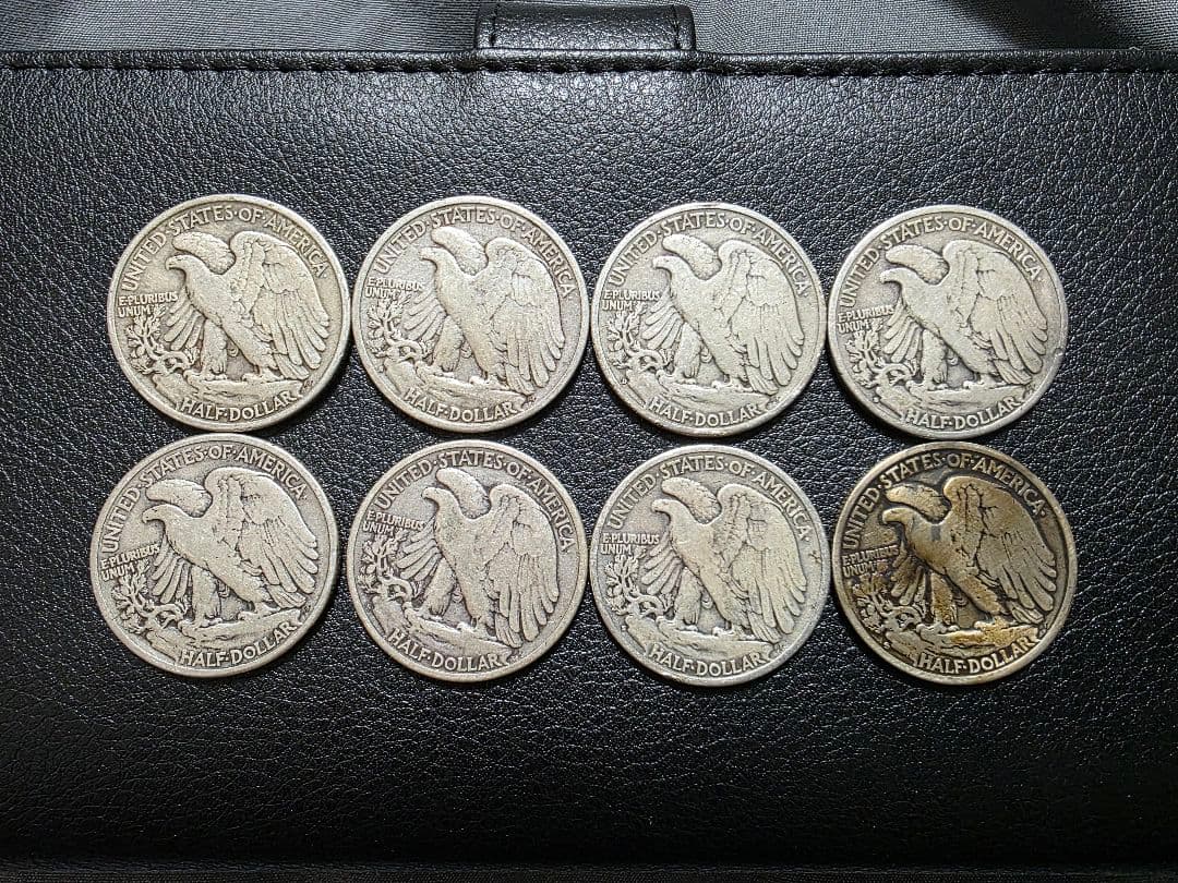 ウォーキングリバティ ハーフダラー銀貨