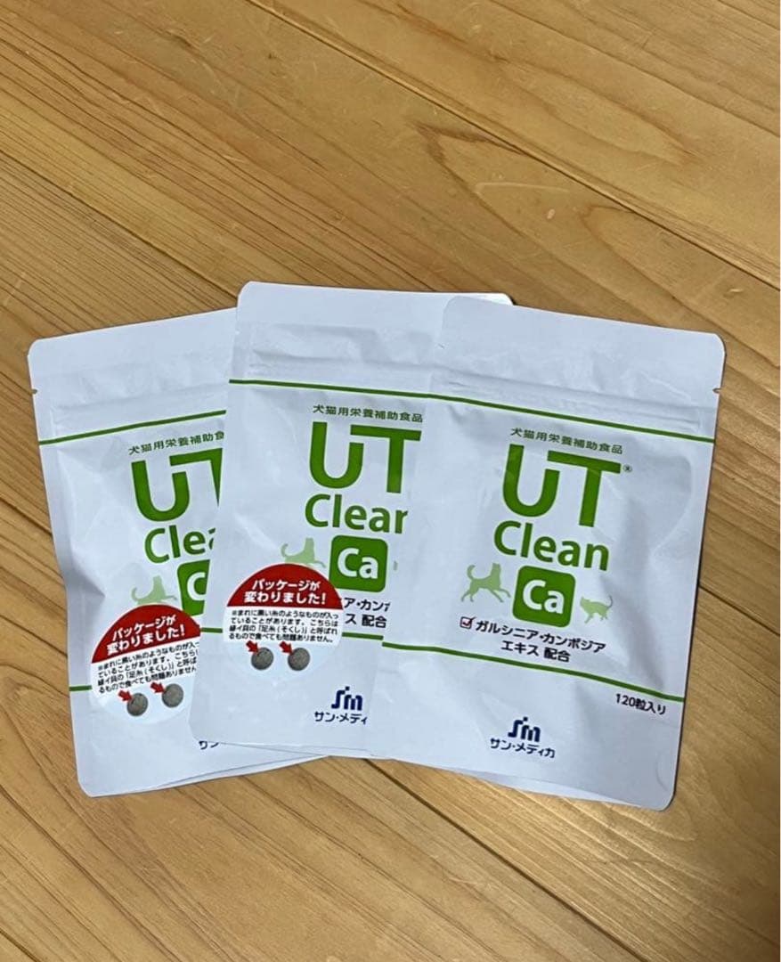UT Clean Ca 犬用サプリメント 120粒入り