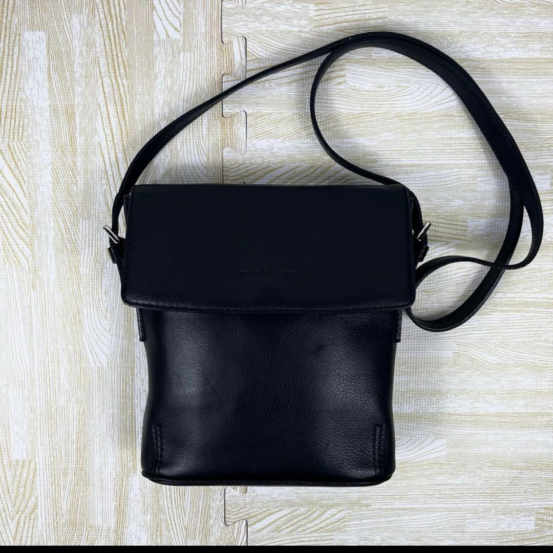 希少✨ Burberry バーバリー ショルダーバッグ 斜め掛け ブラック 黒