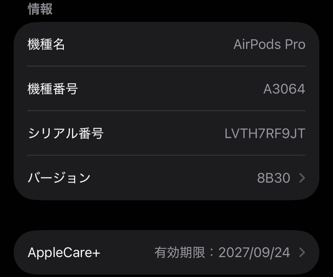 Apple AirPods Pro 第3世代 充電ケース A3122 66