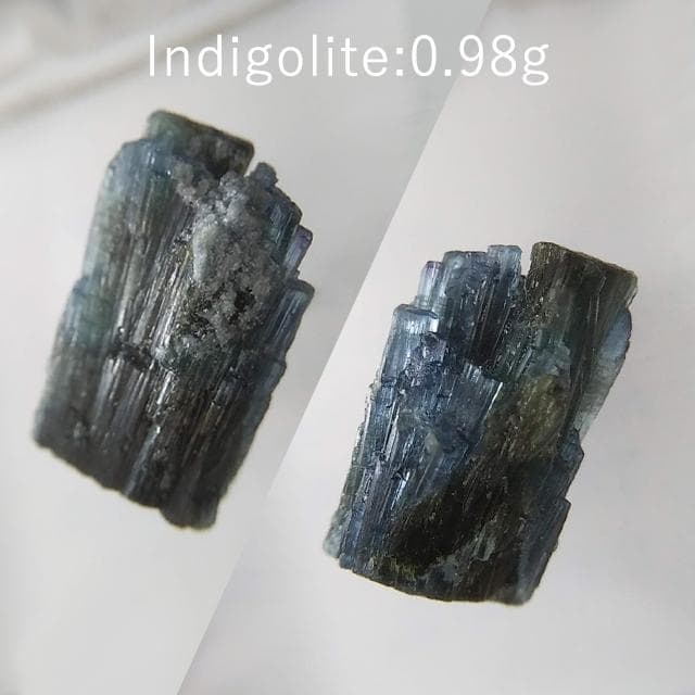 0.98g　インディゴライト　鉱物標本　原石　トルマリン