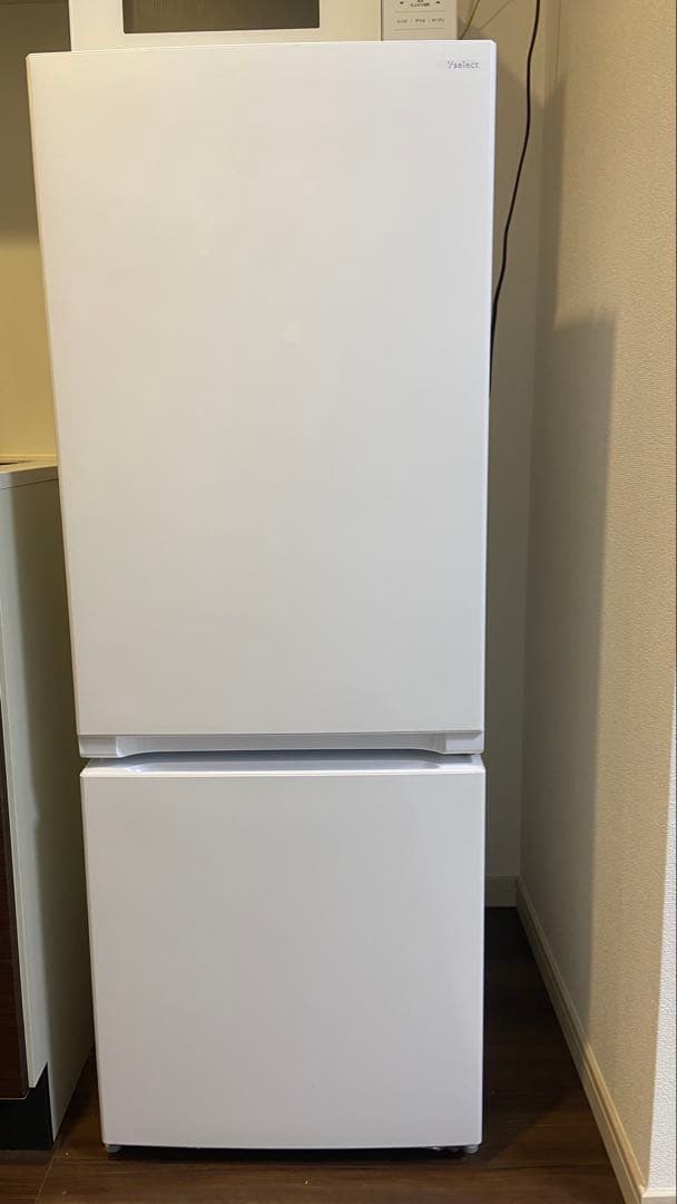 yselect ヤマダオリジナル ２ドア冷蔵庫 (156L・右開き) ホワイト