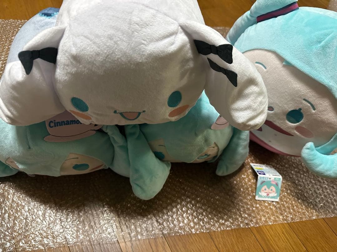 初音ミク　ぬいぐるみ BIG 「初音ミク×シナモロール」