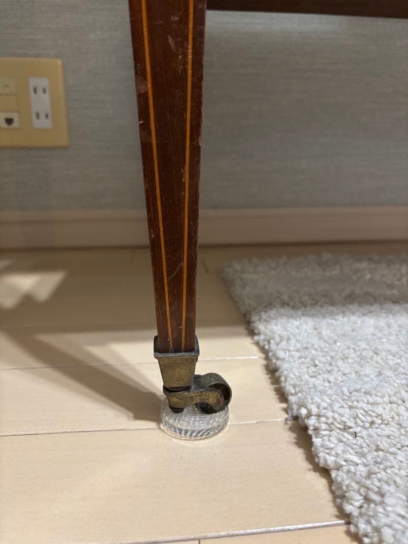 大理石天板 アンティークサイドボード（英国製 / 扉付き収納 ）