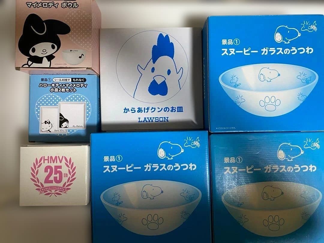 【入手困難品‼︎】【送料無料‼︎】 【8点セット】 マイメロディ キティ スヌーピー