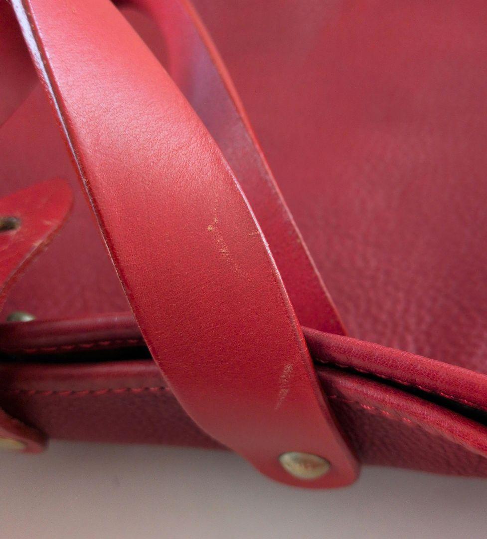 【美品】 CI-VA (チーバ) 舟型2wayバッグ 牛ヌメ革