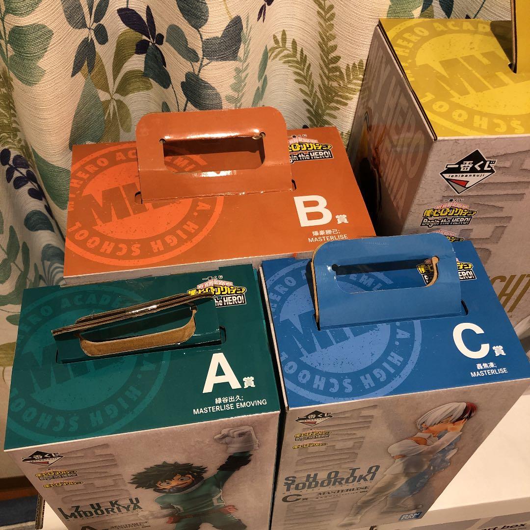 僕のヒーローアカデミア　ヒロアカ一番くじ　オールマイト　緑谷　爆豪　轟フィギュア