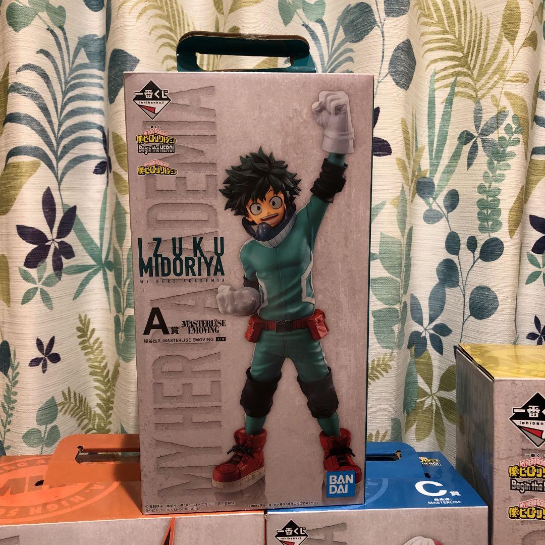 僕のヒーローアカデミア　ヒロアカ一番くじ　オールマイト　緑谷　爆豪　轟フィギュア