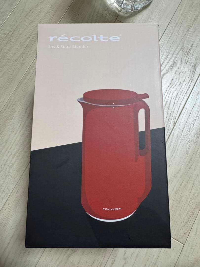 recolte 自動調理ポット　赤　レコルト