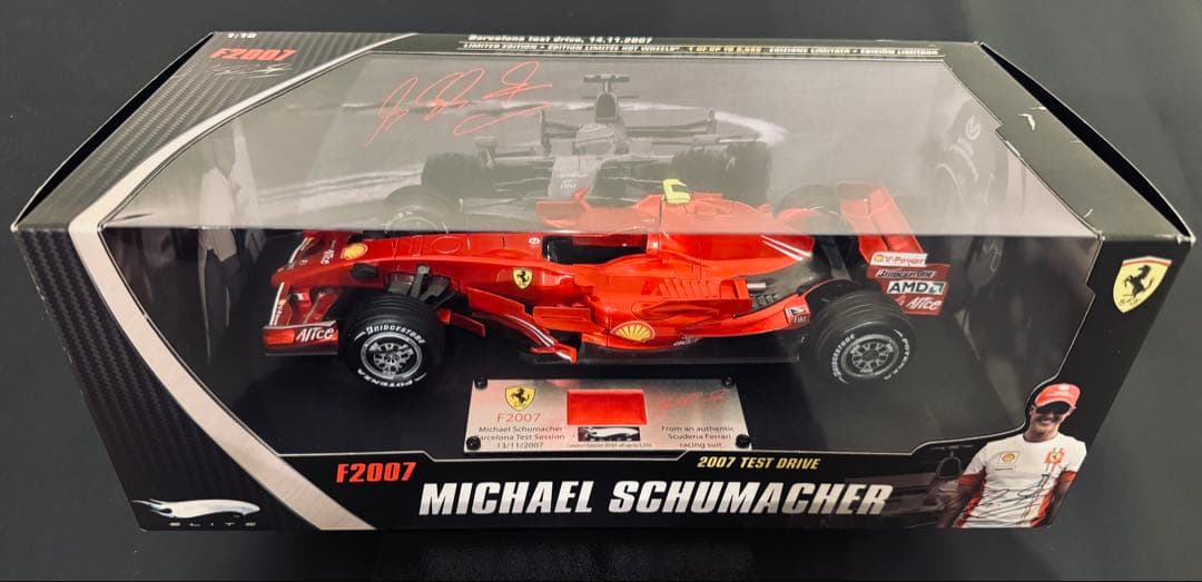 1／18 Ferrari F2007 バルセロナテスト ミハエル シューマッハ