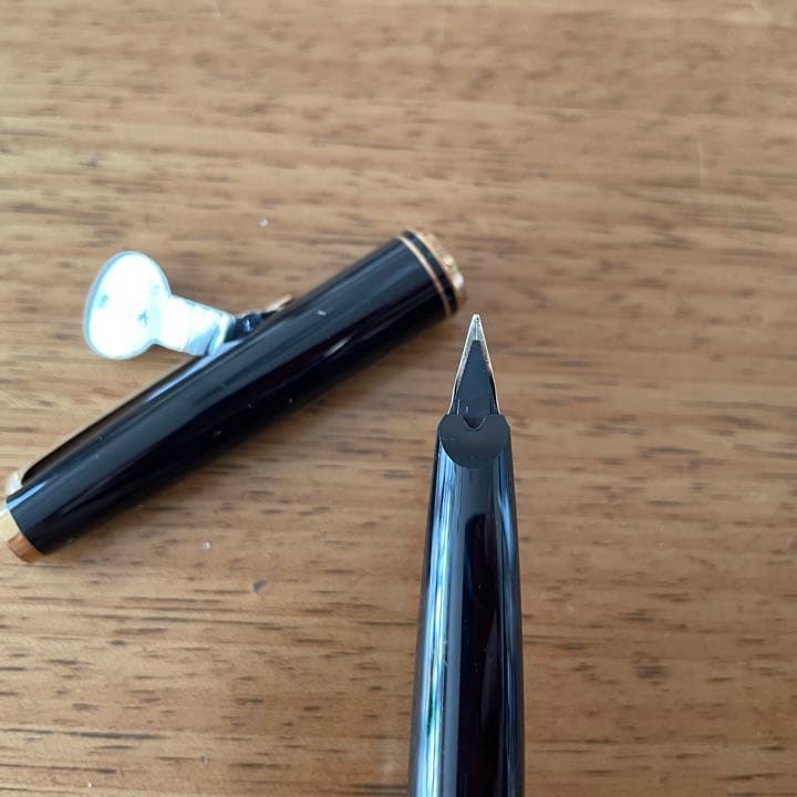 MONTBLANC モンブラン 万年筆 EF 黒 W-Germany 西ドイツ製