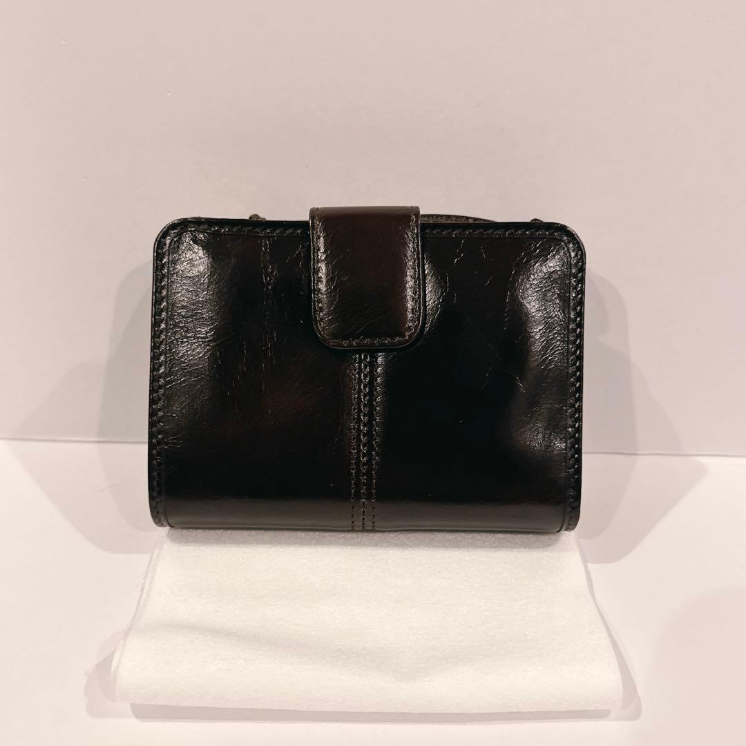 プラダ　財布　ソフトルックスレザー　ブラウン　PRADA