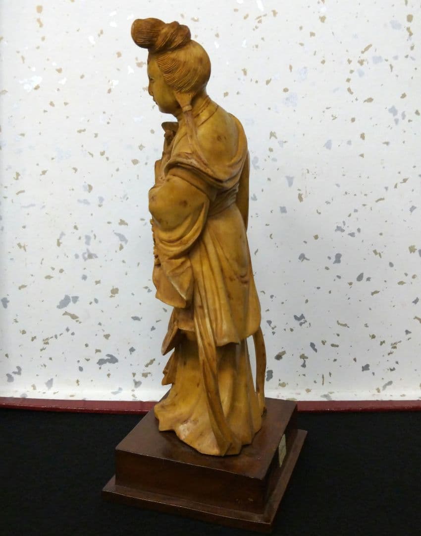 ☆★☆【期間限定特価！古美術 木彫り天女】